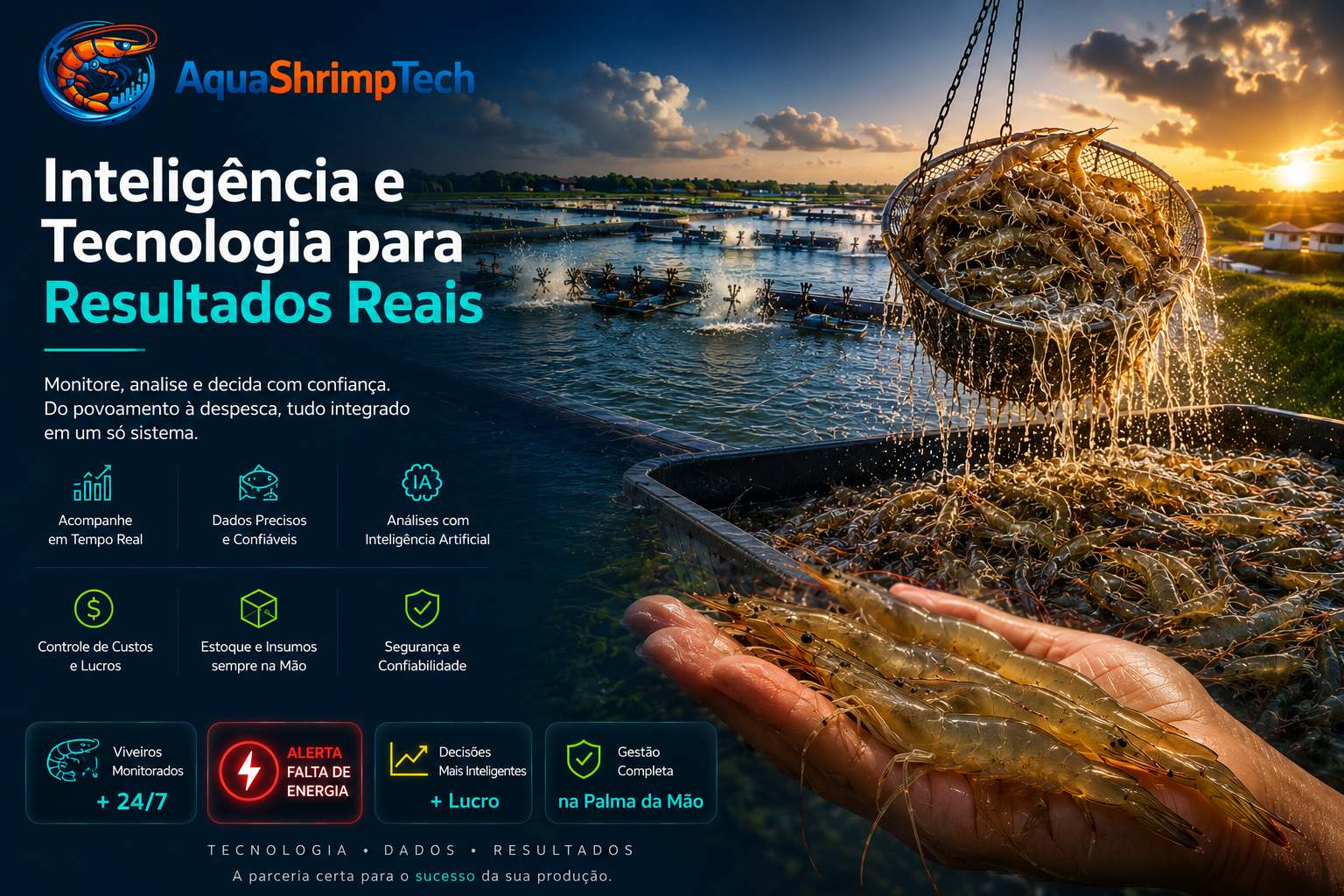 AquaShrimpTech — Inteligência e Tecnologia para Resultados Reais